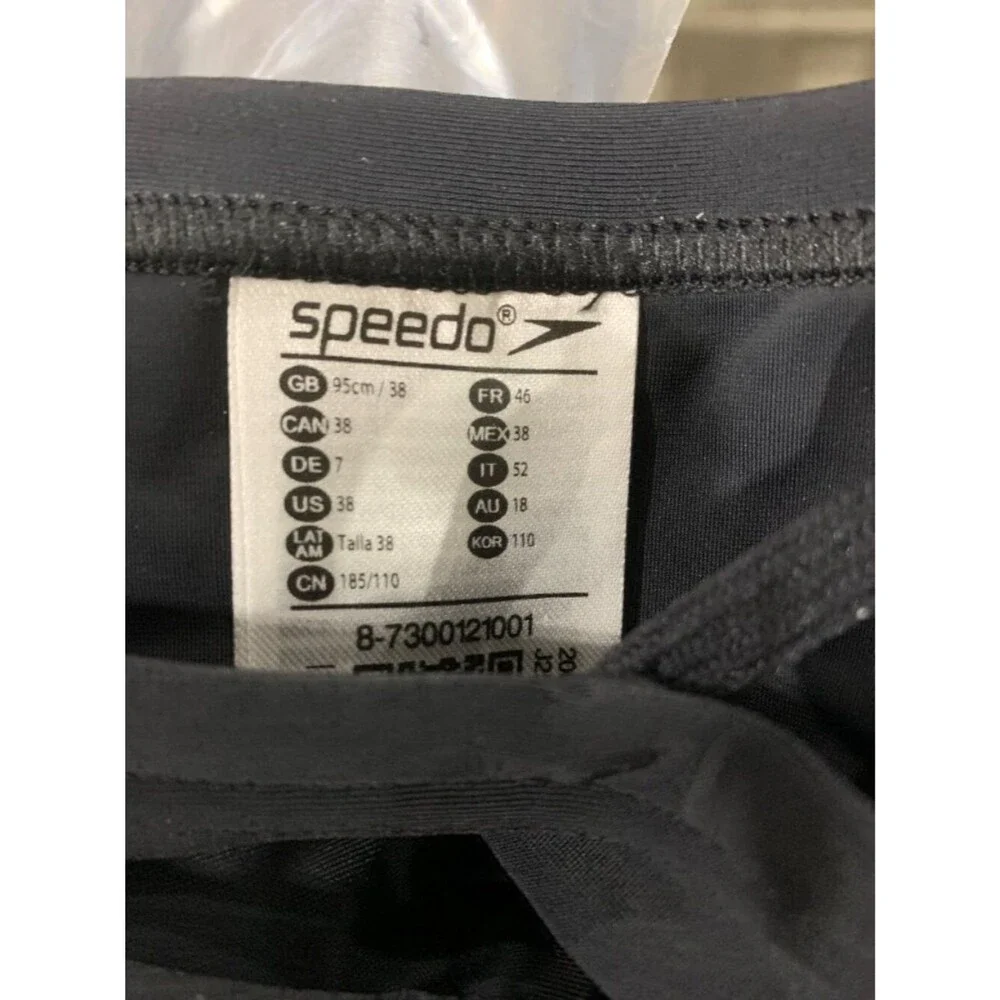 Speedo Men's Swimsuit Brief Powerflex Eco Solid Adult 38
